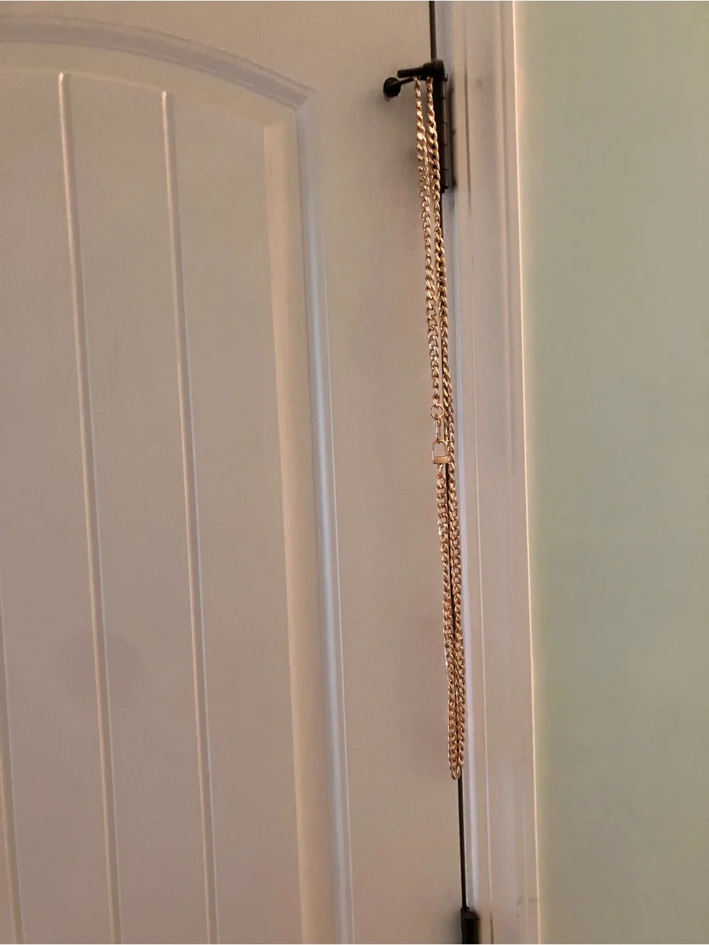 Louis Vuitton Multicolor Monogram White Flap Wallet on Chain with Gold Chain